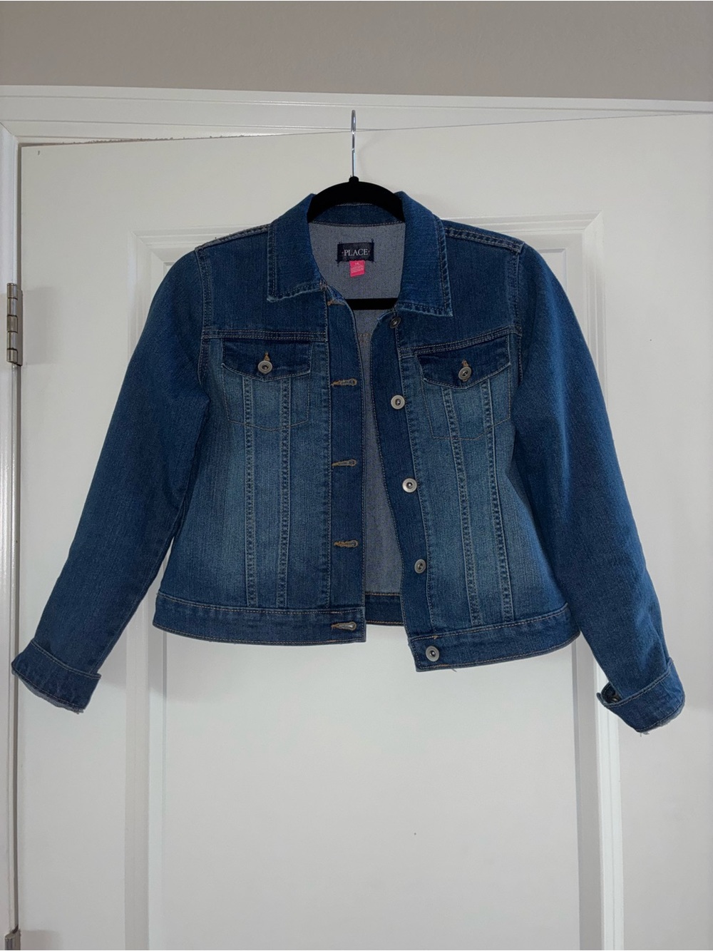Place Girls Medium Blue Denim Jacket